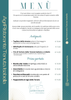 Menu alla carta